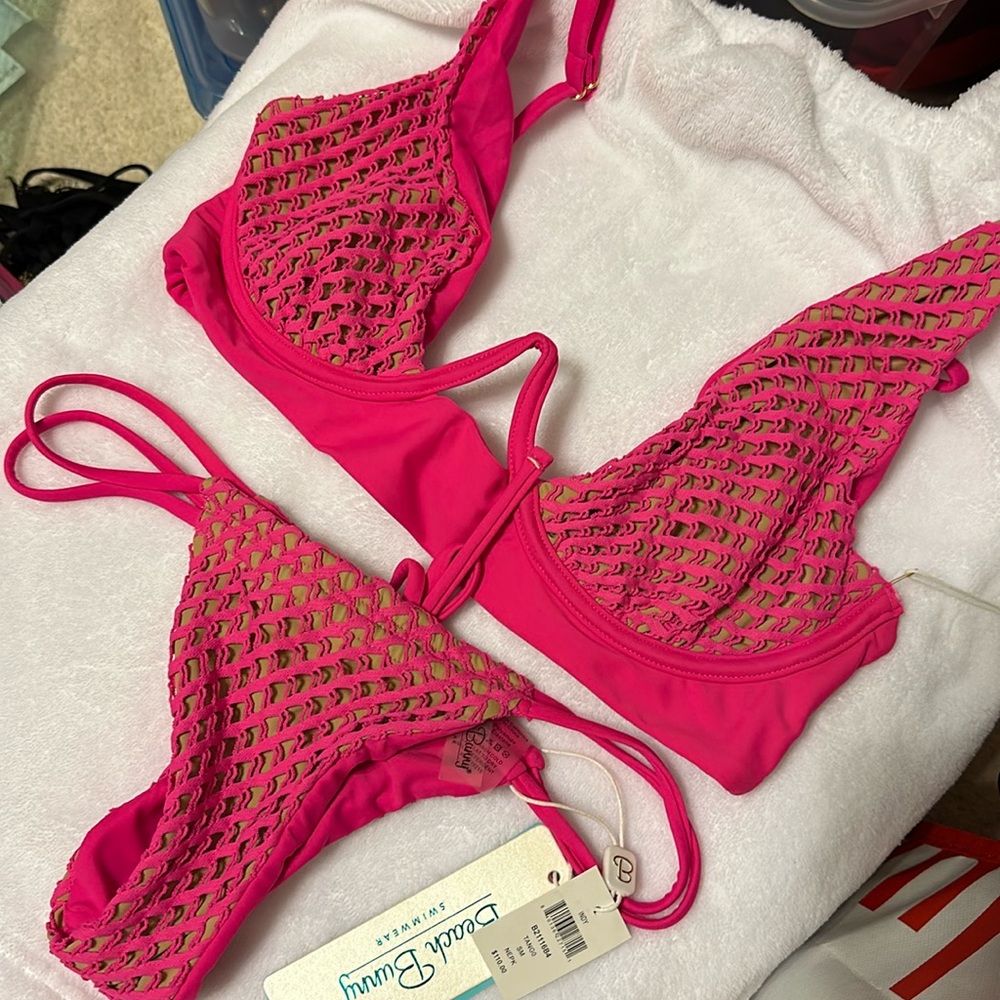 Beach Bunny Pink Bikini 👙 NWT